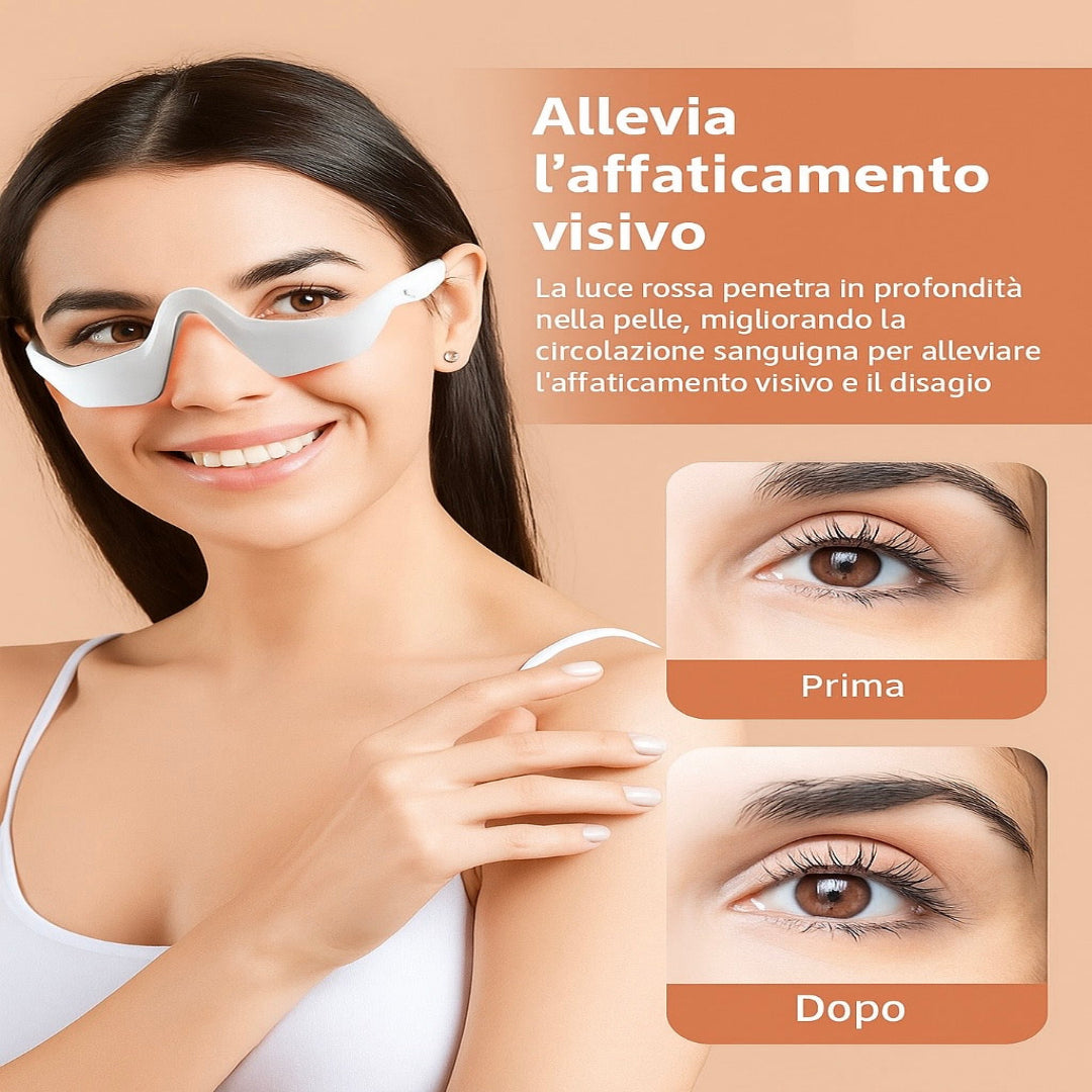 Lumèa- Massaggiatore per Occhi a Luce Rossa LED
