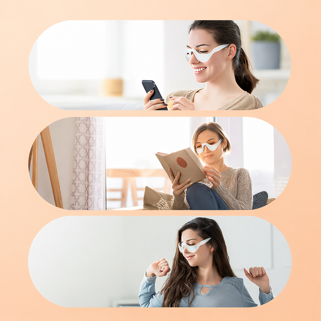 Lumèa- Massaggiatore per Occhi a Luce Rossa LED