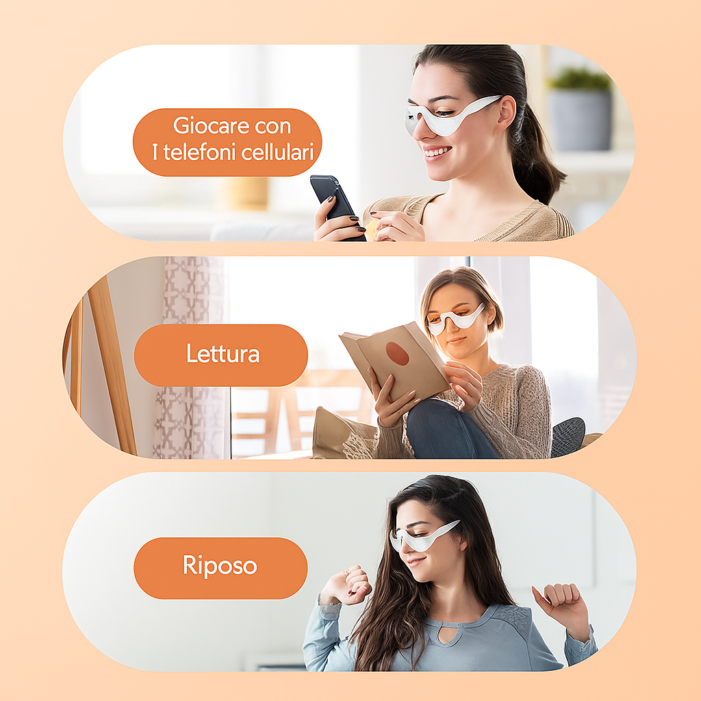 Lumèa-  Massaggiatore per Occhi a Luce Rossa LED